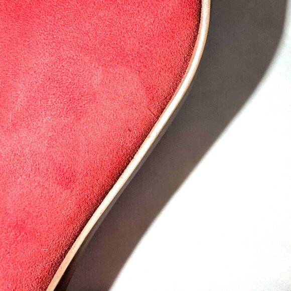 Franco Sarto	| Tamera Crimson Red Suede Mule Heel | Size 6.5 - Picture 13 of 15